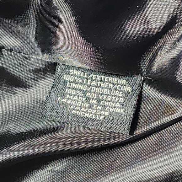 Brody black fitted textured leather moto jacket - Picture 10 of 13